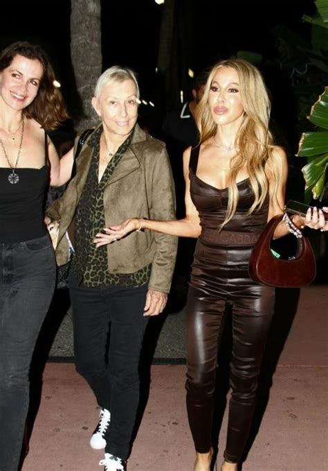 Martina Navratilova and Julia Lemigova - Night Out in Miami 11/18/2023 ...