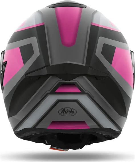 Casco Integrale Airoh ST 501 Square In Fibra Rosa Opaco