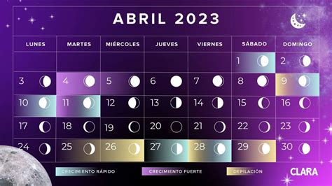 Calendario Lunar 2024 Mexico Abril Gussi Katinka