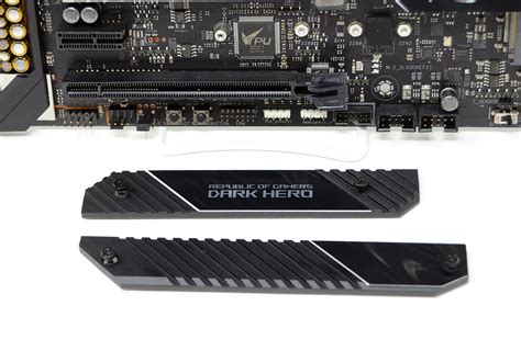 Asus Rog Crosshair Viii Dark Hero Review Board Layout Techpowerup