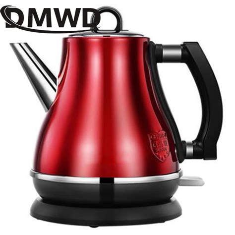 Dmwd L Electric Kettle Long Spout Mouth Auto Power Off Travel Mini