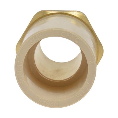 Adaptador Macho De Pulgada Beige B K The Home Depot M Xico