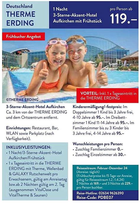 Deutschland Therme Erding Angebot bei Aldi Süd Reisen 1Prospekte de