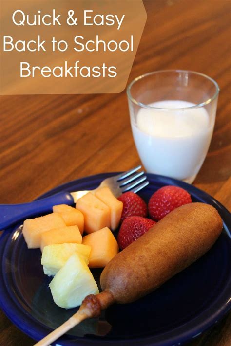 20 Healthy Breakfast Ideas For Families On The Go Back To School