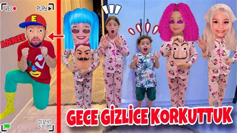 KUZEY ELİF KOMŞU ÇOCUKLARI İLE EFEKANI KORKUTTUK GECE KORKUTTUK