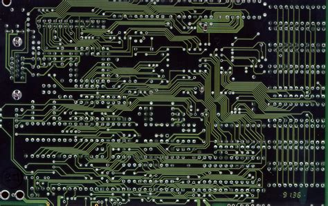 Black And Green Circuit Board Hd Wallpaper Wallpaper Flare