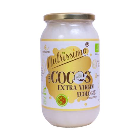 Bio Ulei De Cocos Virgin Presat La Rece 1000ml Nutrissimo