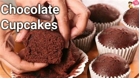 Eggless Cupcakes Recipe Delicious Chocolate Cupcakes Without Oven Soft And Moist Chocolate