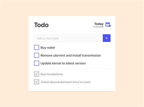 Dribbble Todo List Png By Souris