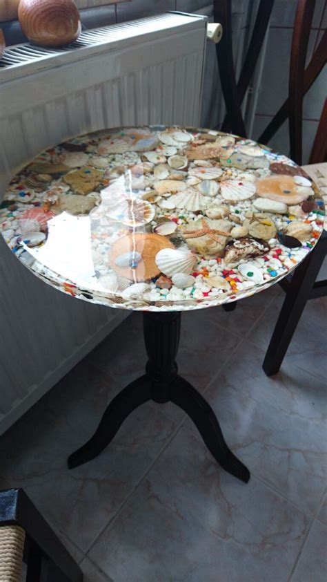 Dys Epoxy Countertop With Shells Artofit