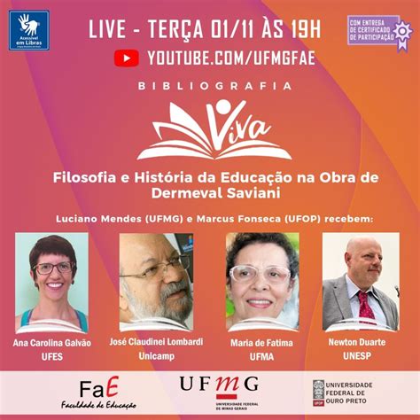 Programa Bibliografia Viva Filosofia e História da Educação na obra de