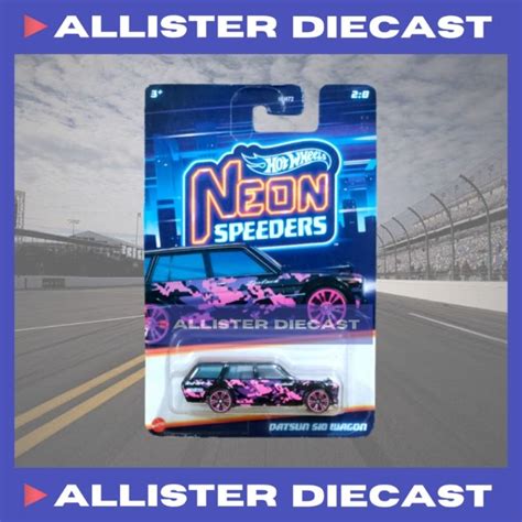 Hot Wheels Datsun 510 Wagon Neon Speeders Hot Wheels Datsun Wagon Neon Speeders Hotwheels Datsun