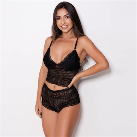 Kit Conjunto Calcinha Calesson E Sutia De Renda Sem Bojo Lingerie