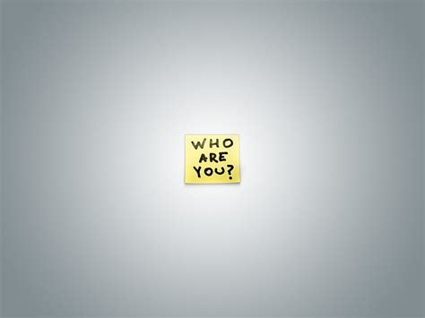 HD wallpaper: yellow who are you? text card, Humor, Other, Statement ...