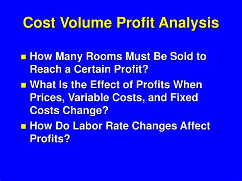 Ppt Cost Volume Profit Analysis Powerpoint Presentation Free Download Id926864