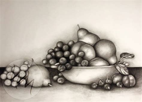 Still Life Drawing Done With Charcoals Zeichnen Bleistift Kunst