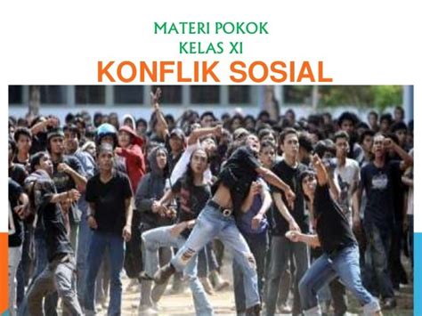 Konflik Sosial