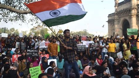 Jnu Students Across India Protest Against Campus Attack Bbc News