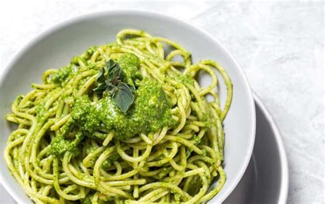 Receta E Espaguetis Al Pesto Verde