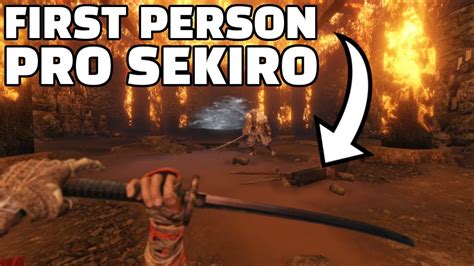 A Sekiro speedrun, but the entire game is in FIRST PERSON | sekiro ...