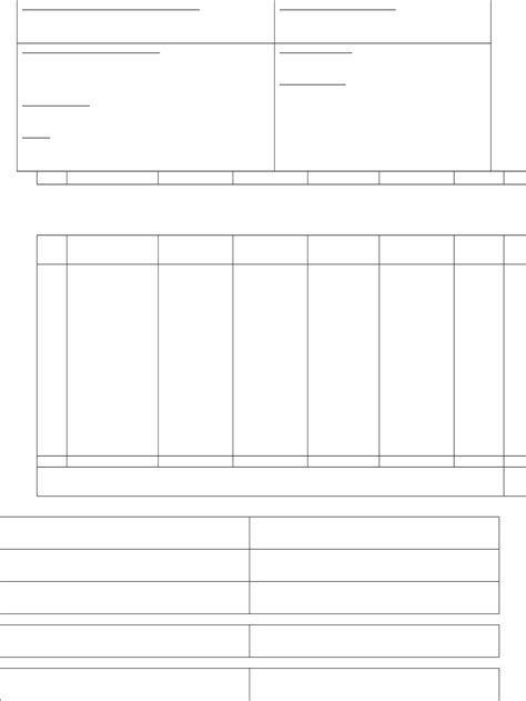 Blank Commercial Incoice Template Free Download