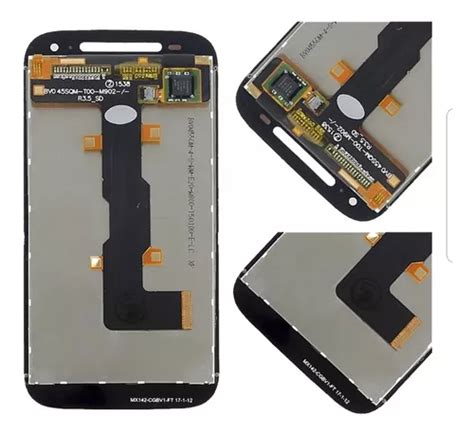 Tela Frontal Display Lcd Touch Moto E Pel Cula Frete Gr Tis