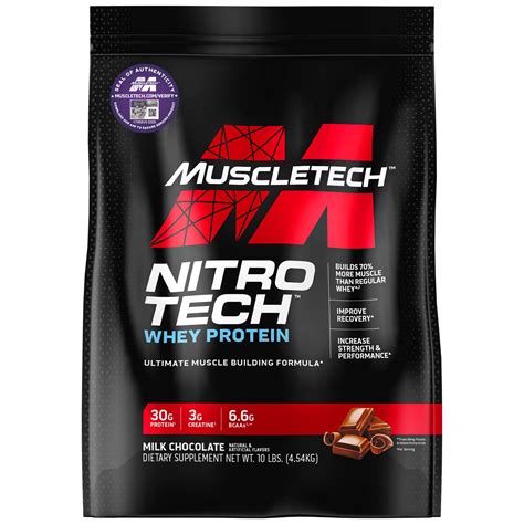 Muscletech Nitro Tech 10 Lbs Dasha Fitness Tienda De Suplementos Y