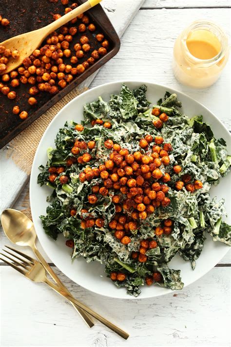 5 Hearty Vegan Salads Minimalist Baker