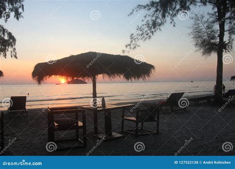 Cambodia Cidade De Sihanoukville Praia De Otres Foto De Stock Imagem