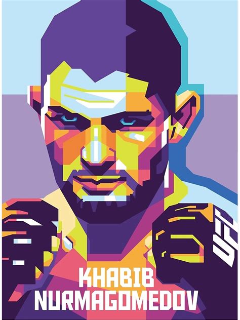 Khabib Nurmagomedov Poster For Sale By Mystikarts Redbubble