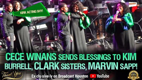 Cece Winans Brings Kirk Franklin Out Against His Will Loves On Fred