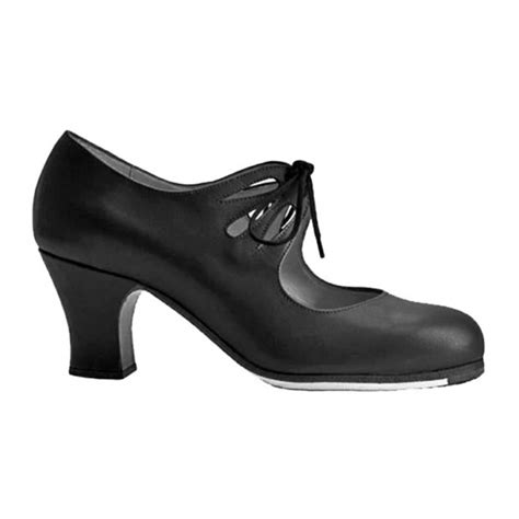 Chaussure De Danse Flamenco Noire Professionnelle