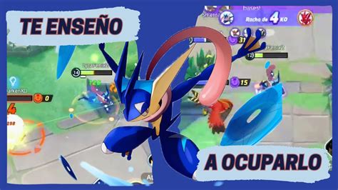 No Sabes Como Jugar A Greninja En Pokemon Unite Partida Build Tips