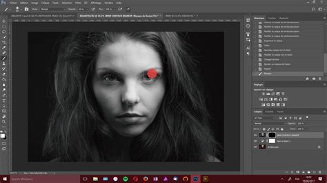 Tuto Lart De La Retouche Portrait Workshop Noir Et Blanc Avec