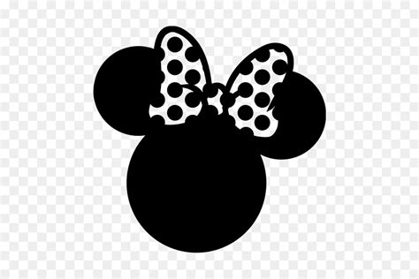 Mickey Mouse Minnie Mouse Ear Clip art - Minnie Mouse Silhouette png ...