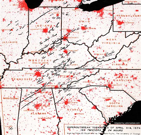 Looking Back At The April 3 4 1974 Super Outbreak U S Tornadoes