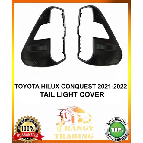 Toyota Hilux Conquest GR S 2021 To 2023 Taillight Cover Matte Black