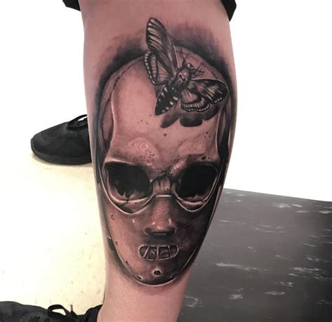 Silence Of The Lambs Tattoo Done By Rickie Lemons Spaded And Jaded In