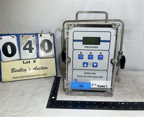 Alpha Omega Instruments Series Trace Oxygen Analyzer Bentley