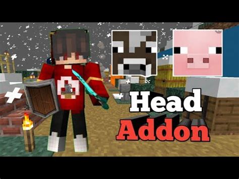 Mob Heads For MCPE Add On Pocket Edition YouTube