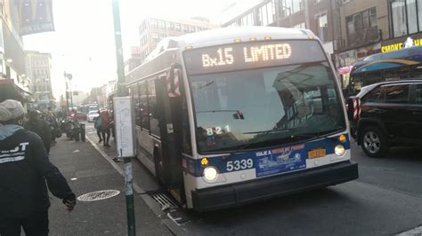 MTA NYCT 2012 Novabus LFSA 5339 On The Bx15 LTD 2019 Novabus LFSA