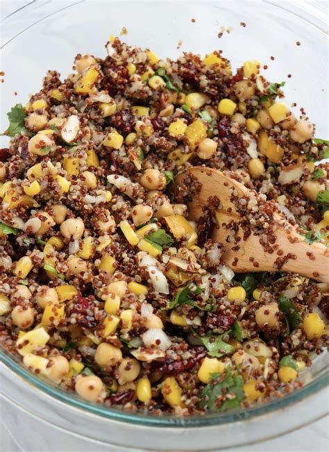 Cold Quinoa Salad Six Vegan Sisters