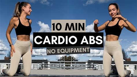 10 Min Cardio No Jumps Ab Workout Annrahel Youtube