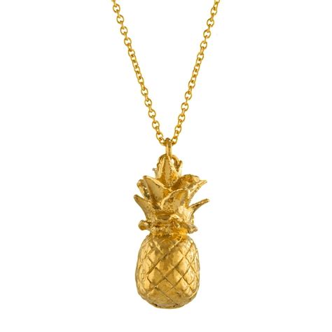 Pineapple Necklace Pineapple Necklace Necklace Jewelry