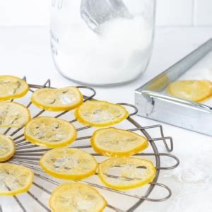 How to make candied lemon slices (easy recipe!) - In Laura's Bakery