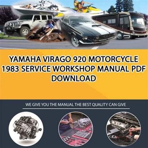 1983 Yamaha Virago 920 Repair Manual Download