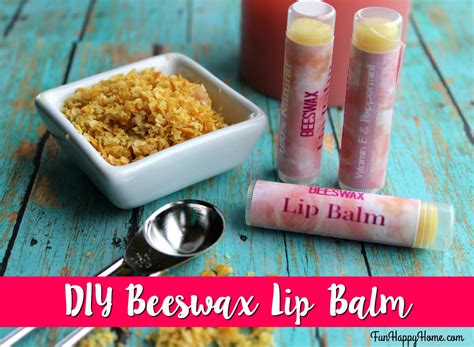 Beeswax Lip Balm Recipe From Fun Happy Home