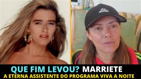 QUE FIM LEVOU MARRIETE A LINDA ASSISTENTE DE PALCO DO PROGRAMA DE GUGU