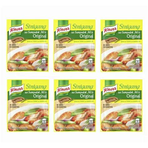 Knorr Sinigang Sa Sampalok Mix Original 6s X 44g Shopee Philippines