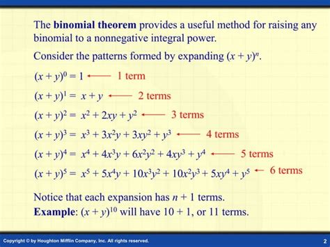 Binomialtheoremnotesppt